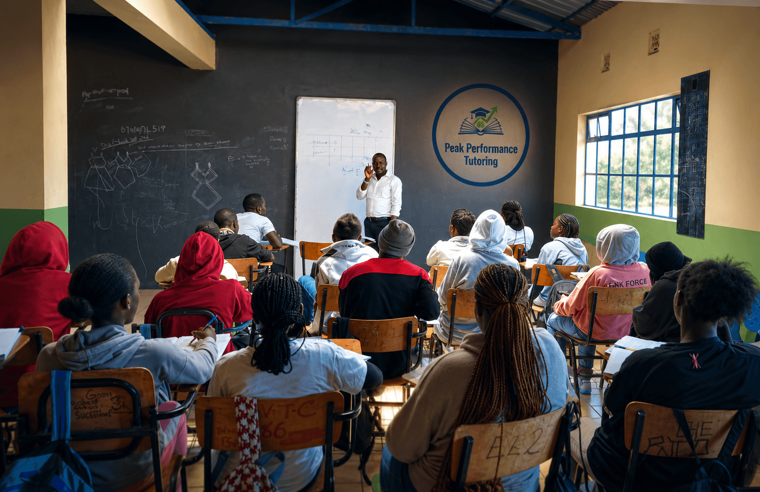 Students learning in a Peak Performance diagnostic classroom